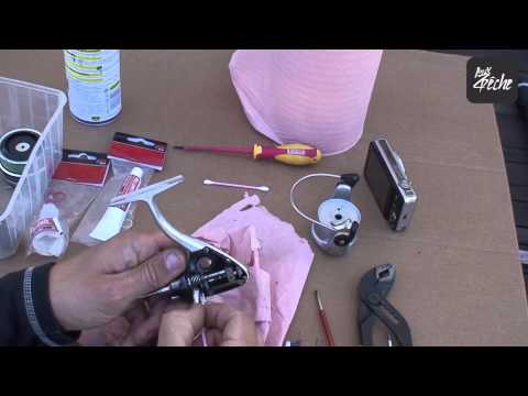 Démonter et entretenir un moulinet spinning