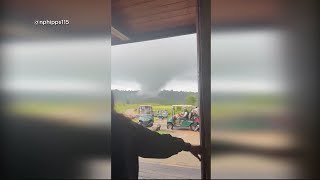 Tornado hits golf course causing damage