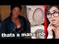 female plumber gets SHAMED by a man