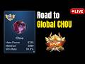 🔴LIVE NOW! - Road To Top 1 Global Chou - Mobile Legends