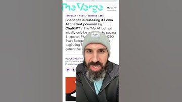 ChatGPT Goes Mainstream as SnapChat rolls out My AI powered by ChatGPT