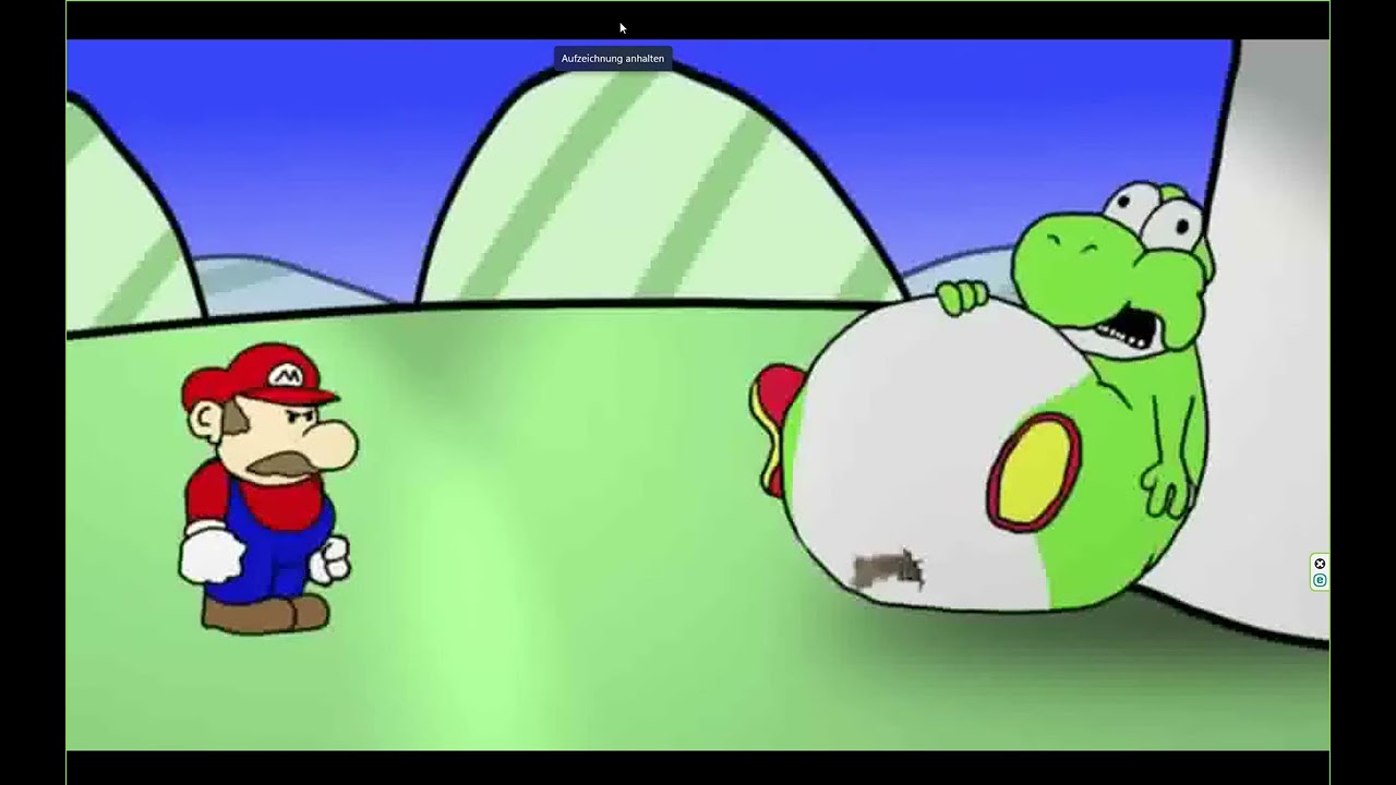 ich reagiere aus Mario Verarsche