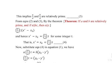 MA8551: Algebra and Number Theory: Unit IV: Lect-1: Linear Diophantine equations