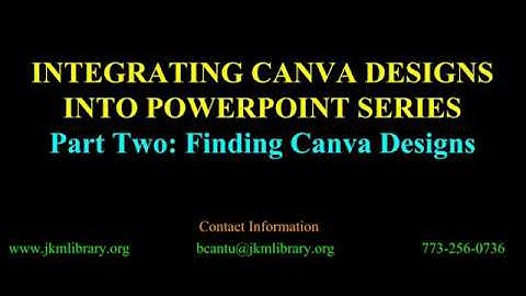 Part Two: Finding Canva Designs
