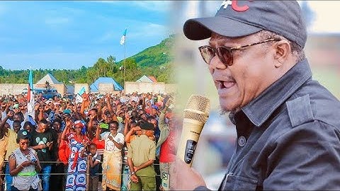 LISSU ADOKEZA ATAKAYEGOMBEA URAIS CHADEMA 2025- AFUNGUKA  ''TUKISHINDWA SISI WATAKUJA WATOTO WETU''
