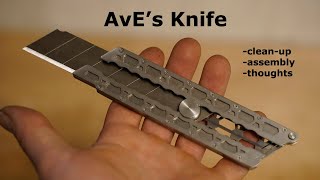 AvE Knife clean-up, assembly and thoughts