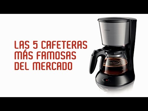 5 Cafeteras mas famosas del mercado