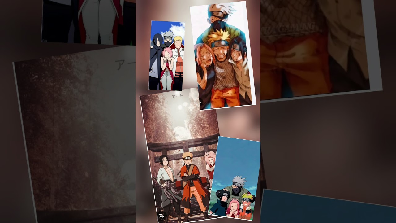 NARUTO TEAM 7 SAD LOOK AND  HAPPY LOOK##🥰🥰🥹🤫