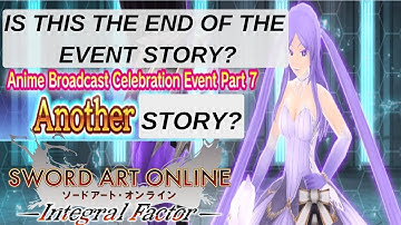 SAOIF Alicization Part 7, The Another World Story