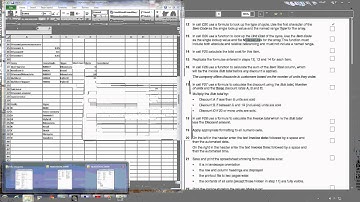 iGCSE ICT Cambridge Nov 2014 Paper 3 Excel