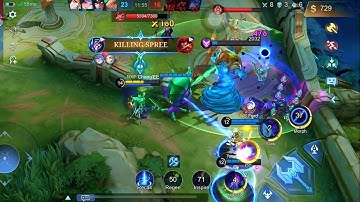 Iphone 11 pro max gameplay using zhask in mobile legend bang bang 2024