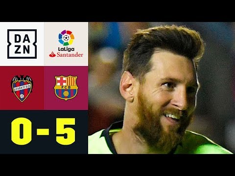 Lionel-Messi-Gala: Barcelona triumphiert haushoch: Levante - Barcelona 0:5 | La Liga | Highlights