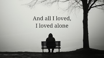 Alone - Edgar Allan Poe (read by Tom O