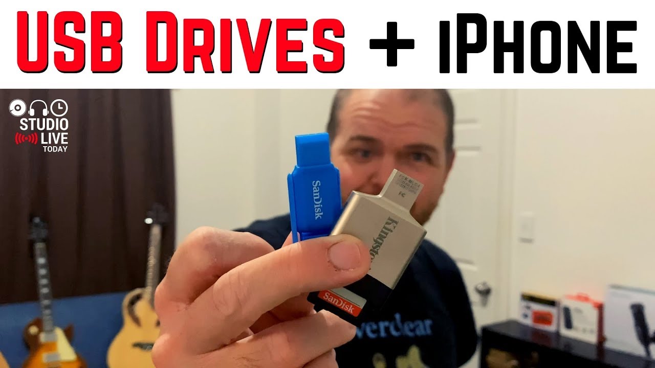 hylde Arkitektur tre How to use USB flash drives with an iPhone (iOS 13) - YouTube