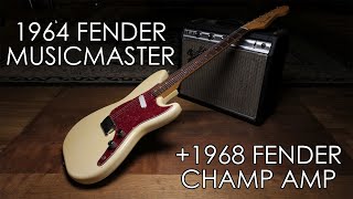 Pick Of The Day - 1964 Fender Musicmaster And 1968 Champ Amp