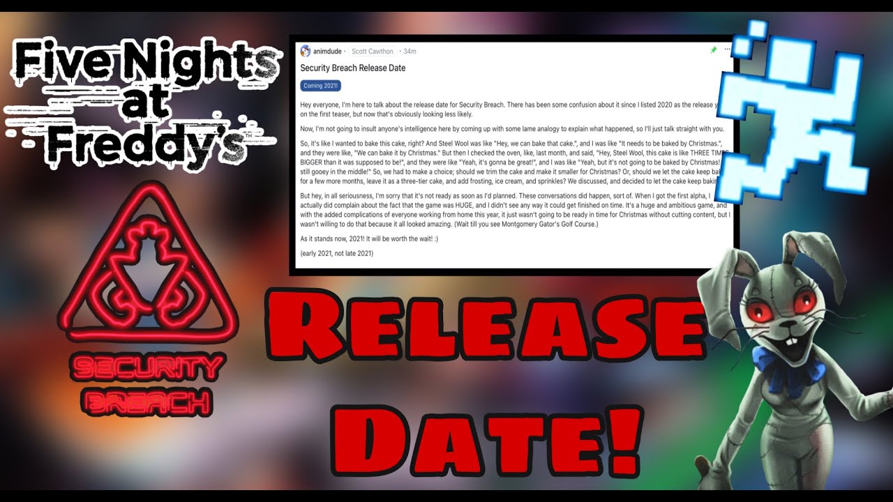 Everything We Know about the FNAF Security Breach Release Date