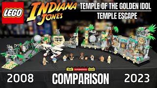 LEGO Indiana Jones TEMPLE OF THE GOLDEN IDOL COMPARISON (7632 vs 77015)