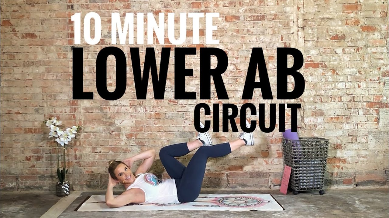 10 Minute Lower Ab Circuit - No Equipment Needed, Body Weight Only! 10