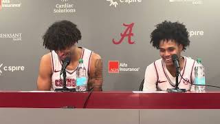 Alabama basketball postgame press conference