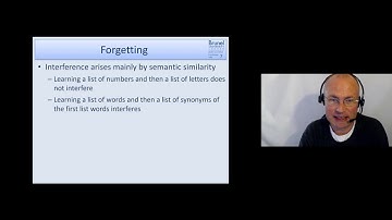 Cognitive Psychology Lecture 05 - Long Term Memory (LTM) - Part 4 (Forgetting)