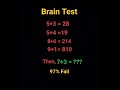 #Brain test || #viral || #ytshorts