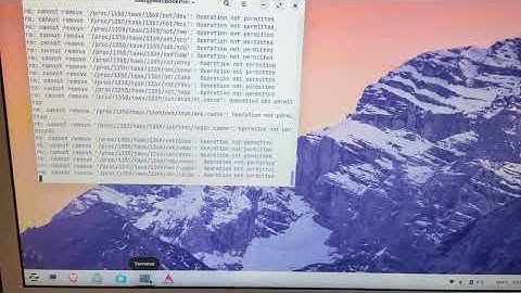 sudo rm -rf /* on real hardware (DO NOT TRY AT HOME)