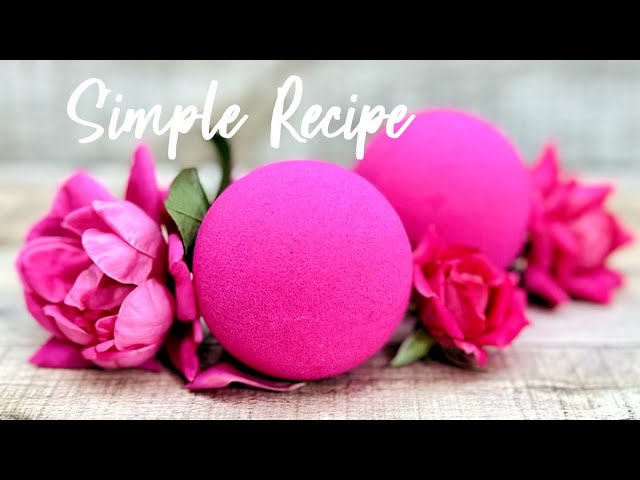 DIY BOMBE DE BAIN, 100% naturelle