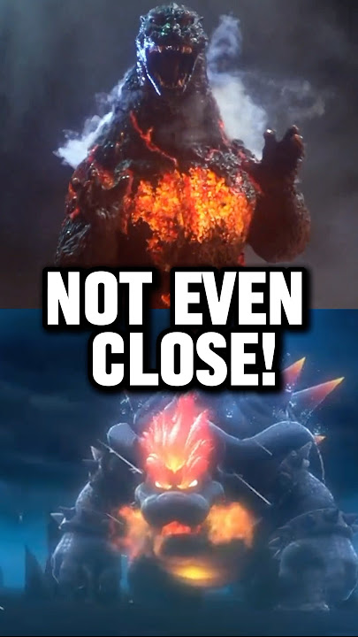 Why Godzilla VS Bowser ISN’T CLOSE! #godzilla #mario #videogame #vs #battle #nintendo #mariokart #dc