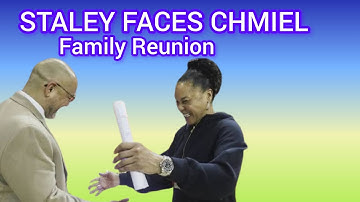 @peakplay_rmo Dawn Staley   Faces Former  former assistant coach Fred Chmiel//Emotional Reunion 