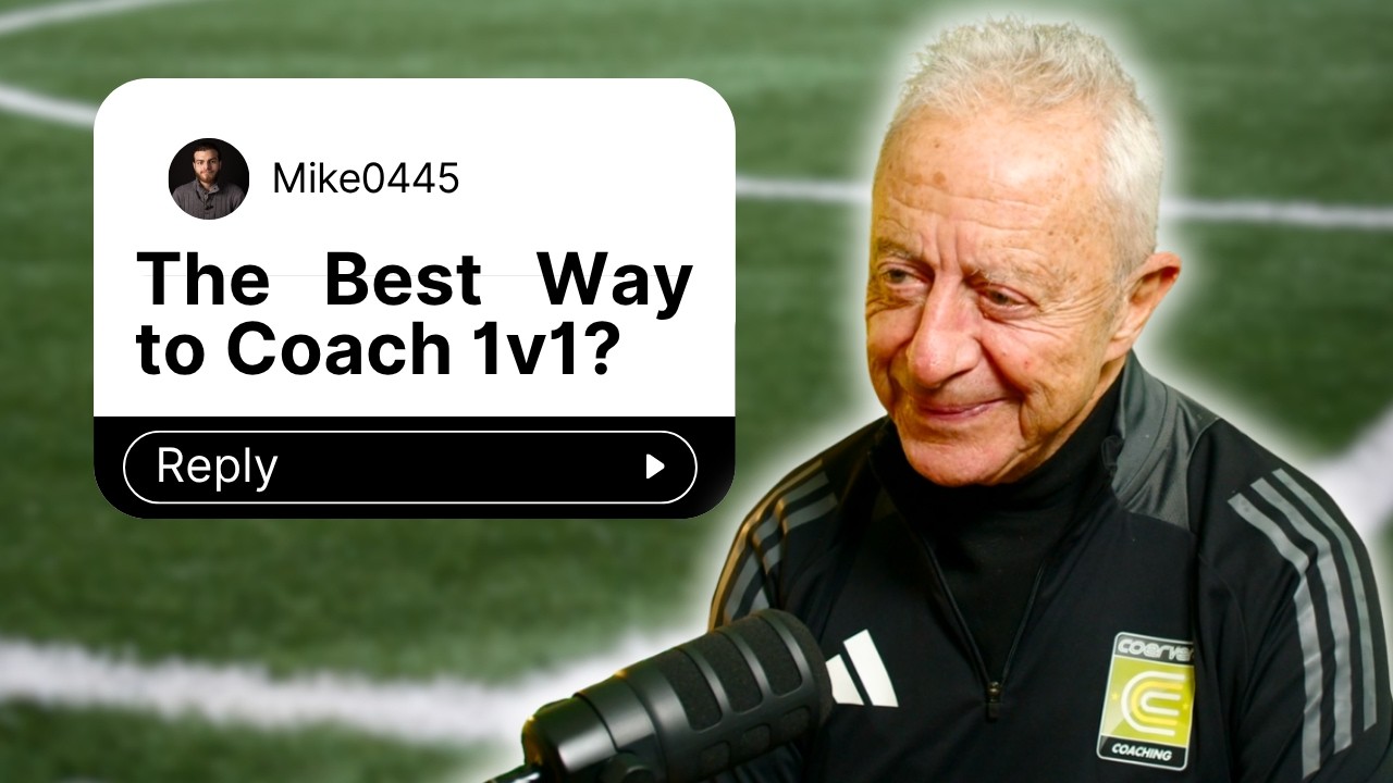 The Best Way to Coach 1v1s – Coerver Co-Founder Alf Galustian Explains ⚽️🎙️