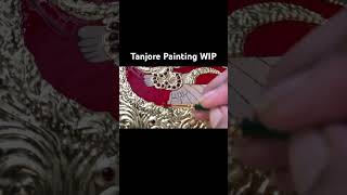 Tanjore Painting WIP #tanjoreart #tanjorepainting #indianart #traditional