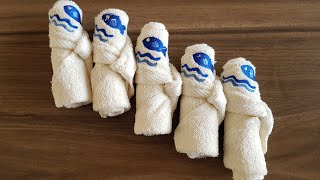 How to roll towels , towel organizing home