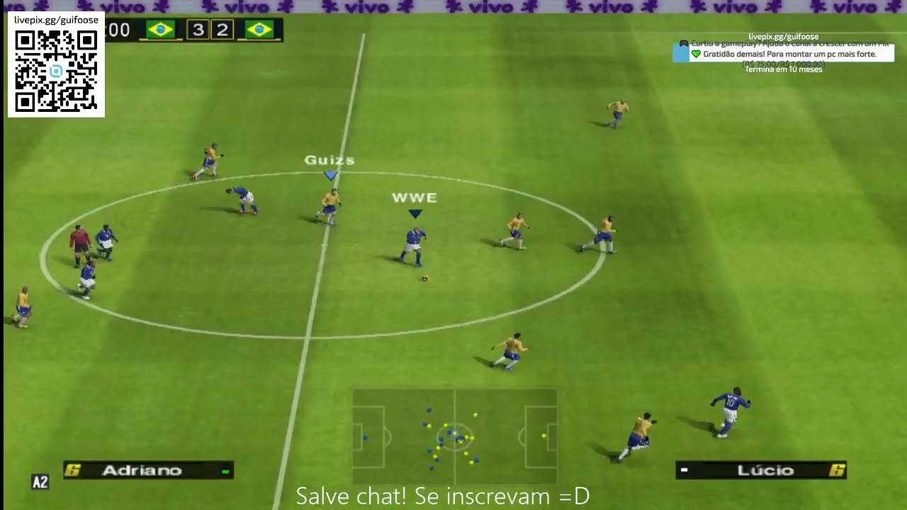 PES6 ONLINE NEYMAR NA COPA 95/100.