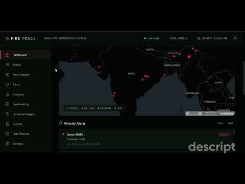 FireTrace – AI-Powered Forest Fire Risk Monitoring & Prediction | SIH 2026