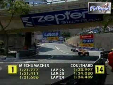F1 Enrique Bernoldi vs David Coulthard GP Monaco 2001