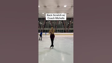 Back Scratch Spin ⛸️✨ #coachmichellehong #skatingcoach #iceskater #figureskating #skating #backspin