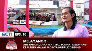 Download lagu TERBANG!! Ansyar Niat Lompat Jauh Malah Mentok Tembok | SASUKE NINJA WARRIOR INDONESIA | PART 2