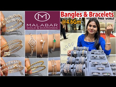 Malabar 22Kt Gold Bangles & Diamond Bangles/Bracelet Designs With Price| Malabar Gold Bangles