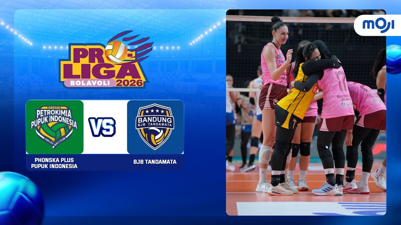 Phonska Plus Pupuk Indonesia 3 - 0 BJB Tandamata | Highlight Proliga Putri 2026 | Moji