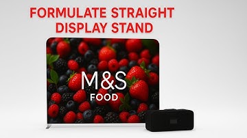 Formulate Straight Fabric Display – Portable Tension Fabric Exhibition Stand