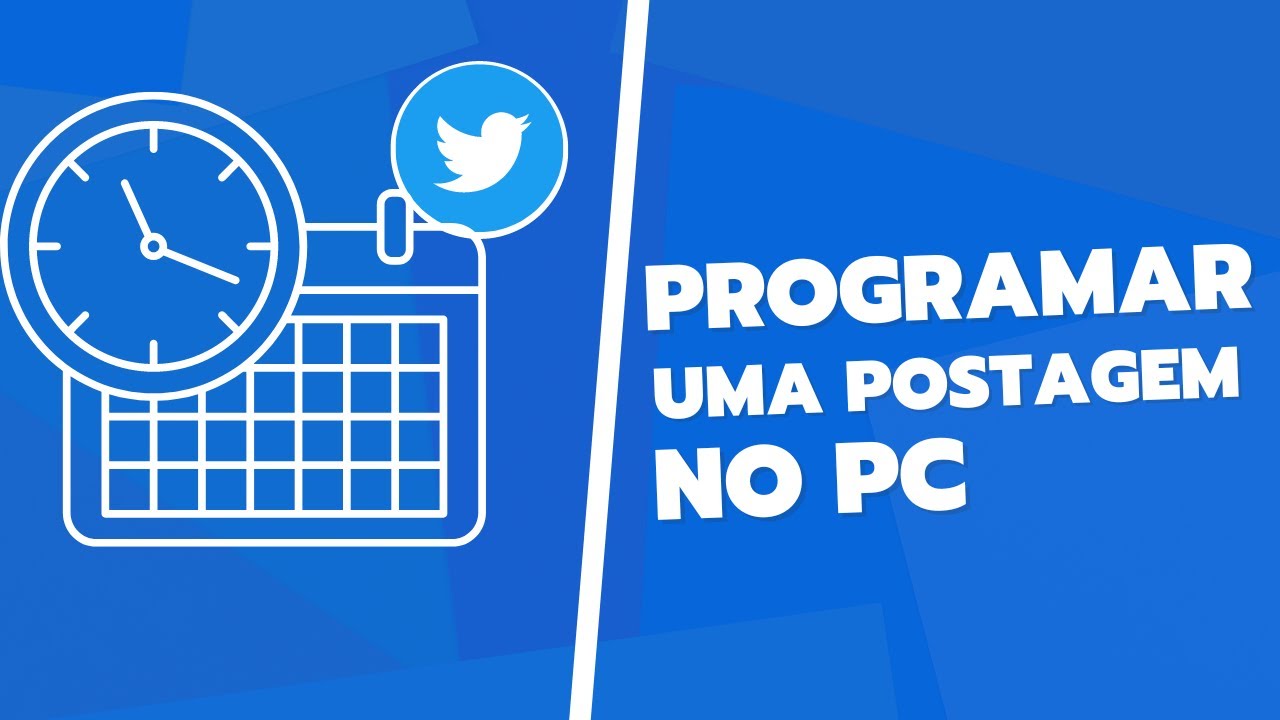 Como Programar Uma Postagem No Twitter Pelo PC - YouTube