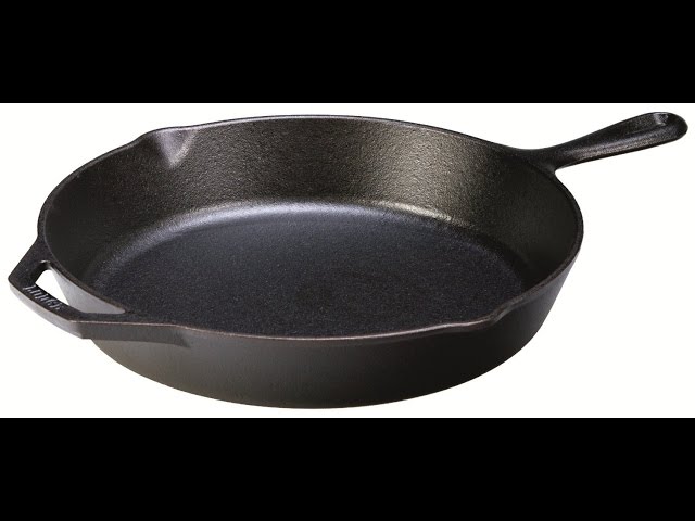 Lodge L8DSK3 Cast Iron Deep Skillet, Pre-Seasoned, 10.25-inch