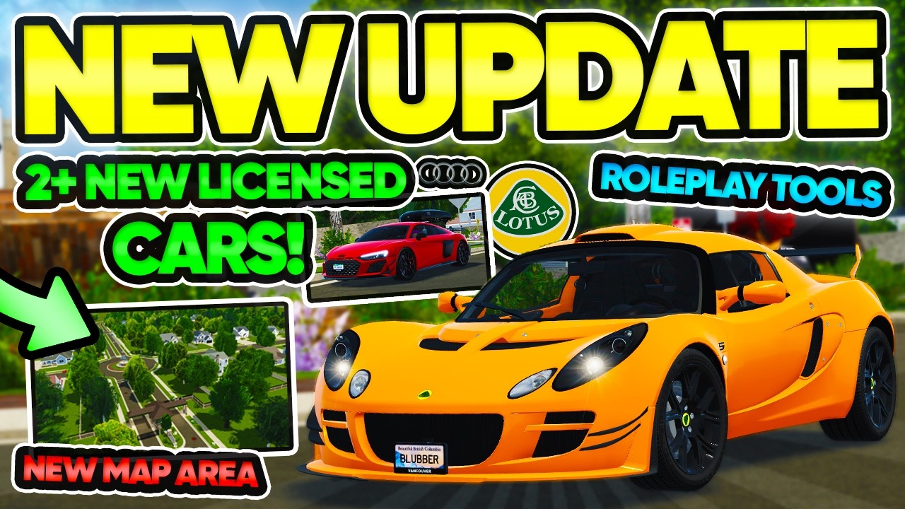 NEW GREENVILLE UPDATE | LIMITED AUDI, LOTUS + NEW MAP AREA!
