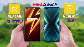 REALME 6 PRO VS REALME X3 || Full comparison and review || ~which is best 