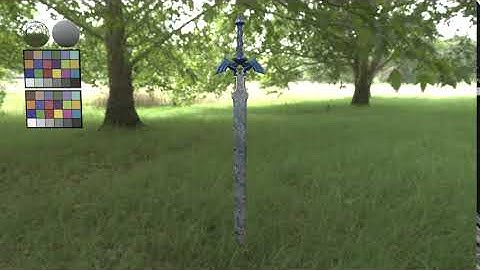 Master Sword LookDev Turntable v001