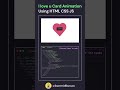 Create an Animated Card Using ONLY HTML & CSS! | CSS & JavaScript Animation Effects | CodeMinds