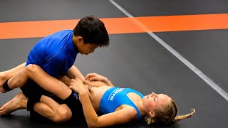 Cute Girl vs Boy Wrestling 🔥😱 #mixedwrestling #combatsport #jiujitsu #martialarts #bjj