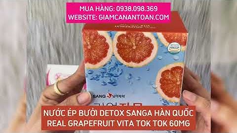 Nước Ép Bưởi Detox Sang A Hàn Quốc Real Grape Fruit Vita Tok Tok Mẫu Mới Nhất
