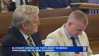 WATCH LIVE: Blogger known as 'Turtleboy' is being arraigned on 16 new charges.