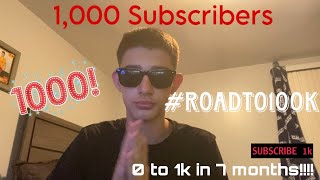 Thank you!! (1k subs)